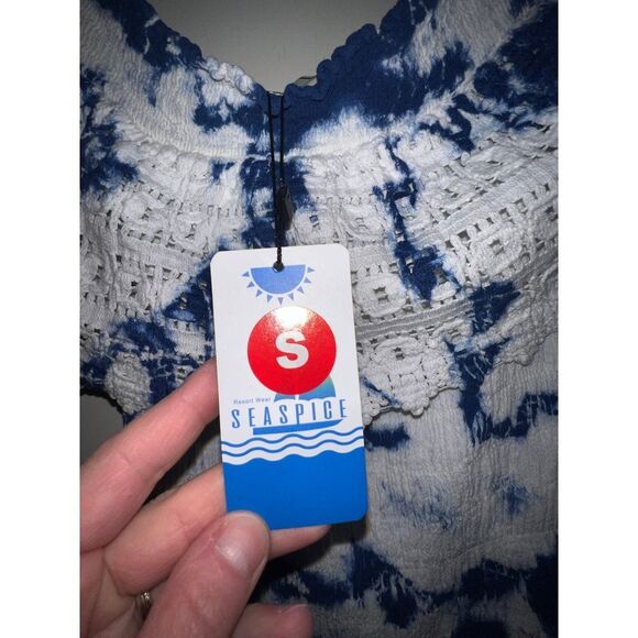 New women's Seaspice resort wear tye dye crop top size Small S retail 39.90$ - Picture 4 of 6